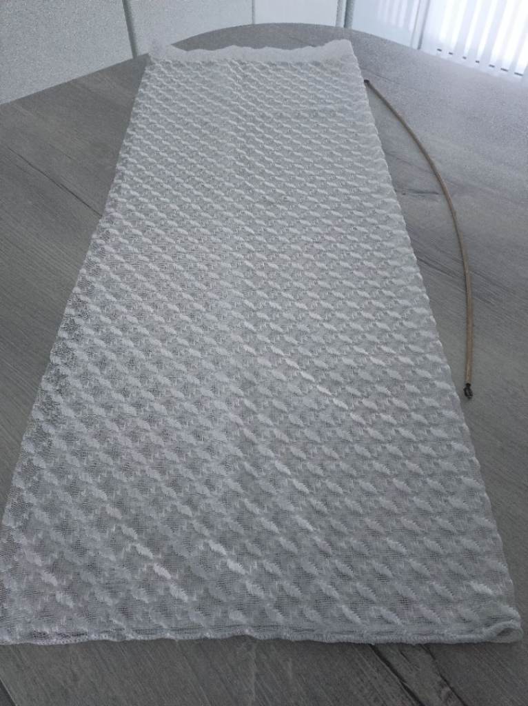 WINDOW/DOOR NETTING CURTAIN WITH HANGING WIRE