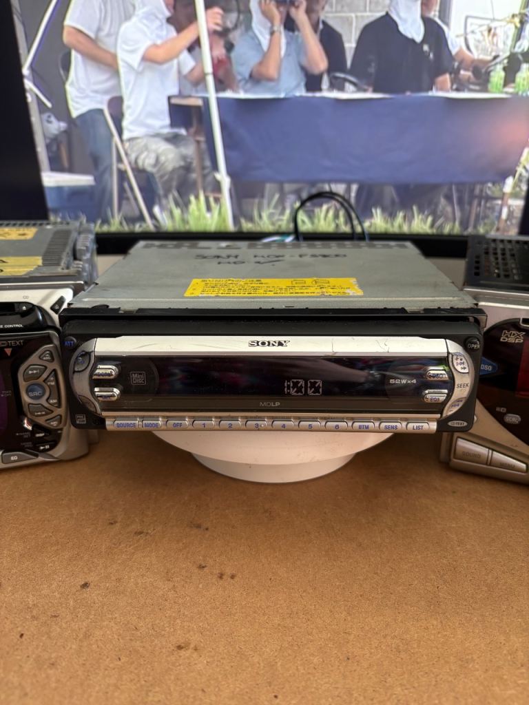 RARE JDM SONY MDX-F5800 SINGLE DIN MINIDISC CAR RADIO IMPORT RETRO
