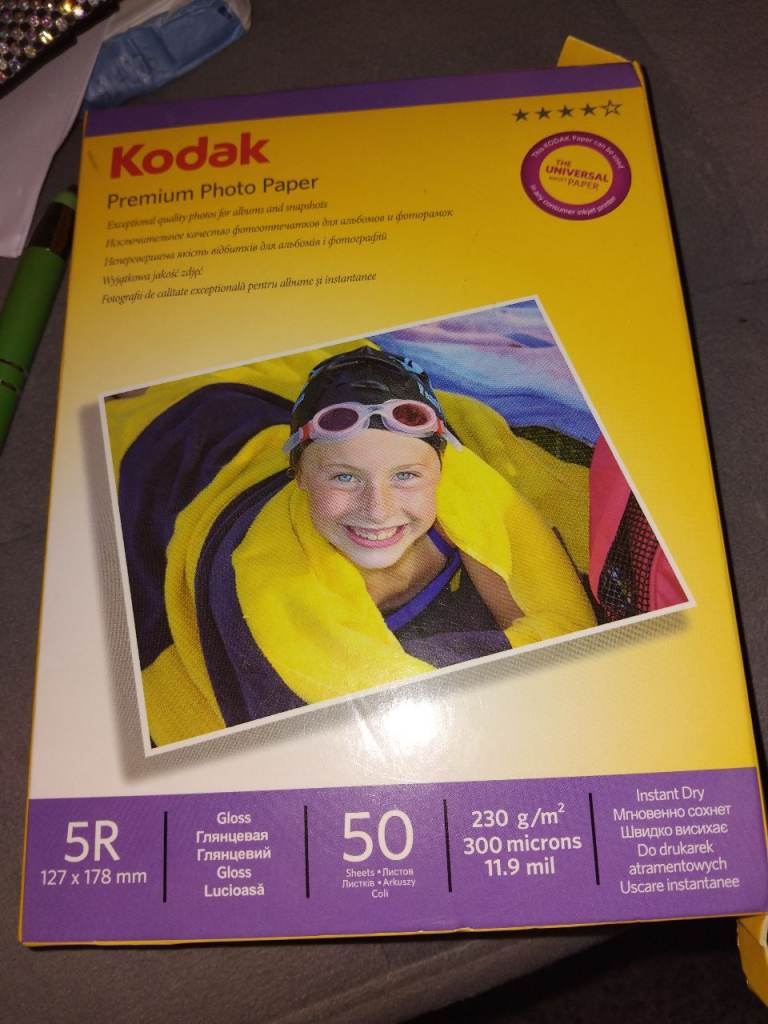 Kodak Premium Photo Paper 5R 50 Sheets – New