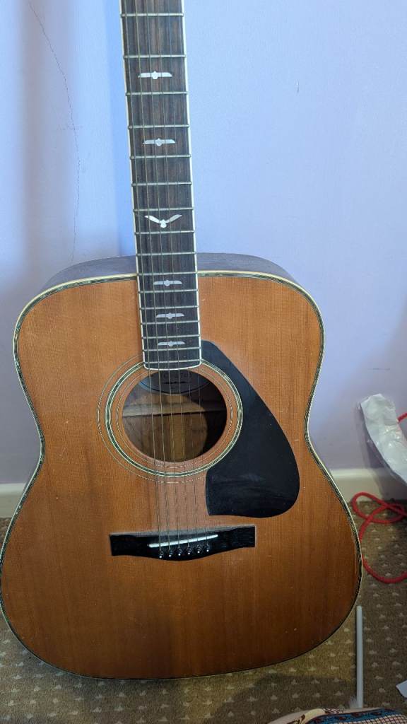 Rare 1986 Yamaha FG470s with "Flying Bird" fret inlays
