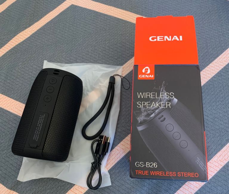 Portable Wireless Bluetooth Speaker, 15W Stereo Mini Waterproof Subwoofer