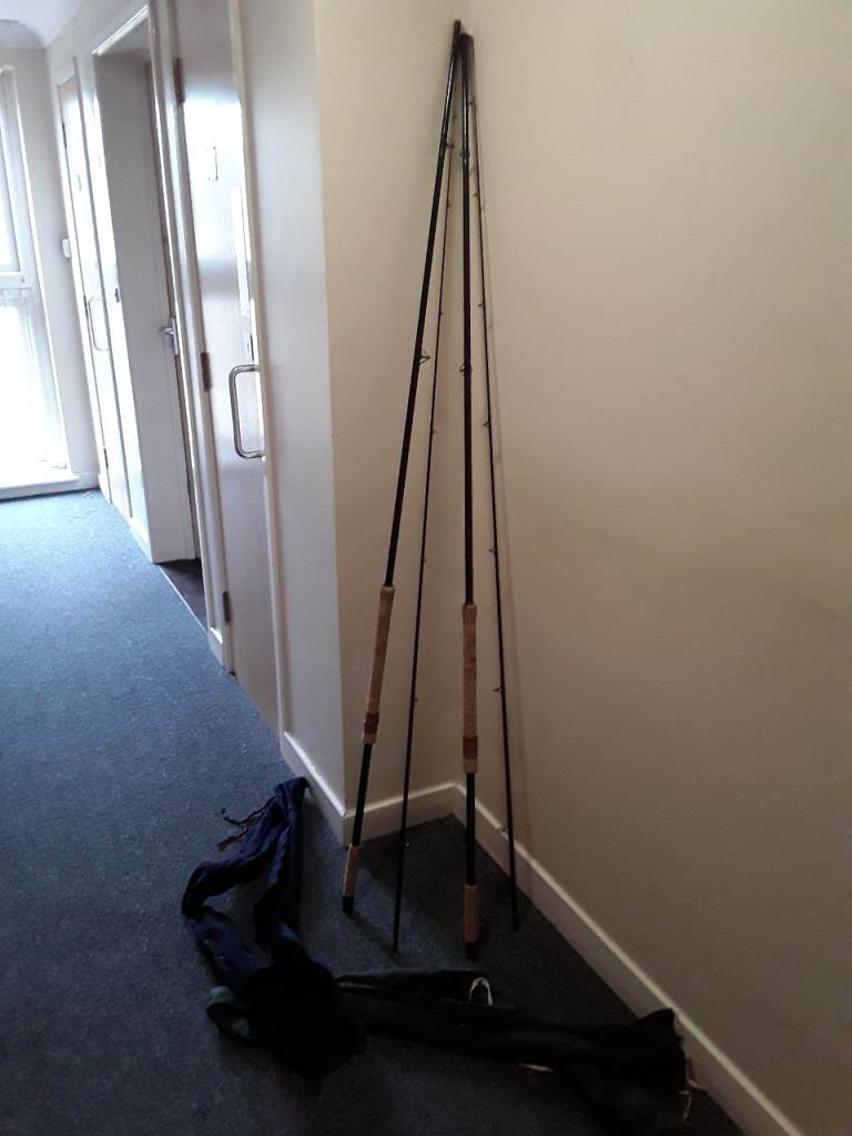 2x Daiwa 2 piece 13', 1.5 tc carp, tench rods