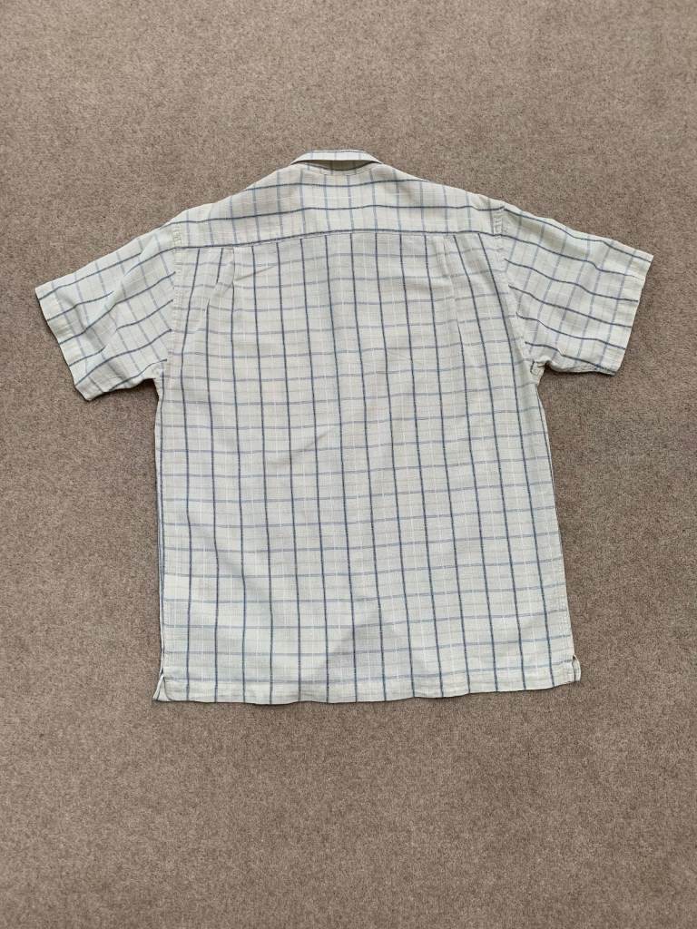 Men's EWM Pure Classics, 100% cotton, Check, Short Sleeve Shirt, Size M