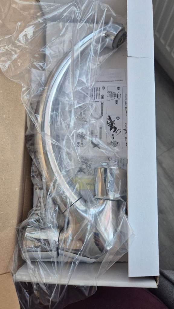 Brand New Chrome Kitchen Mixer Tap - Still Boxed