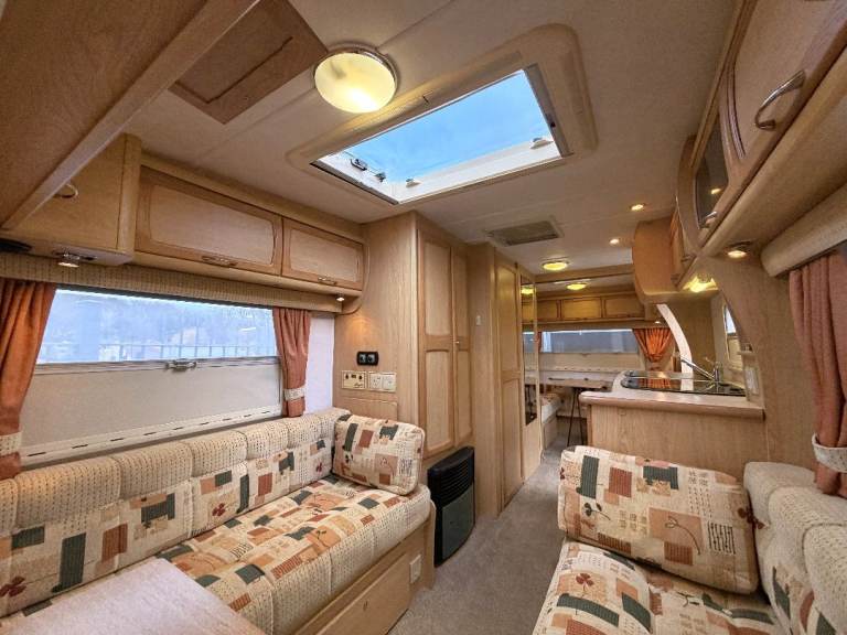 2003 ELDDIS ODYSSEY 505 5 BERTH, COULD MAKE FIXED BED, MOTOR MOVER & FULL AWNING