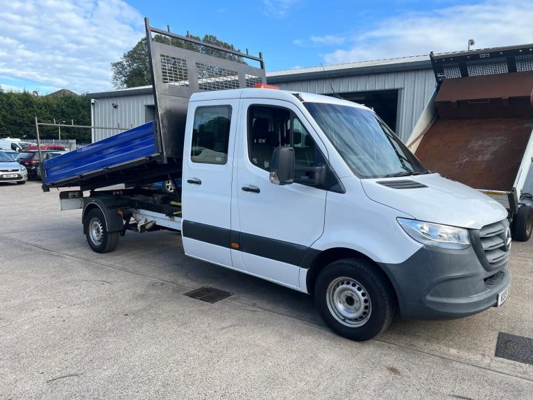 Mercedes-Benz Sprinter 314cdi 140ps Crew cab Tipper. 2019/19 Registration 