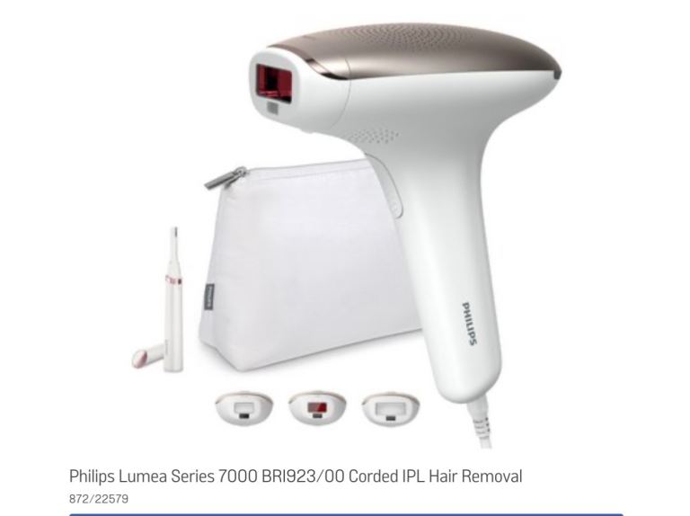 Philips Lumea Series 7000 BRI923 Corded IPL Hair Removal 