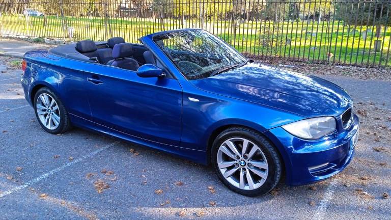 2008 BMW 120i se . 170 bhp. convertible. manual. mot-13.11.2026. no advisories. new clutch kit .