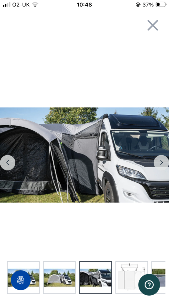 Outwell Jonesville 290/440SA Tall Connection Awning – As Good As New