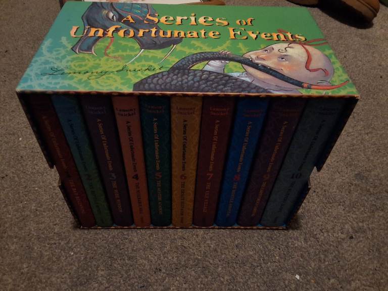 A series of unfortunate events book set 1-10