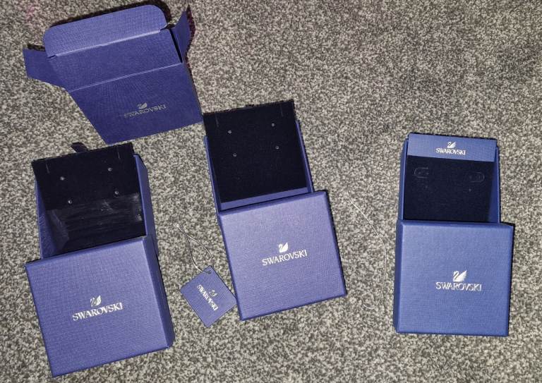 Designer Genuine swarovski Jewellery packaging from £3 each item