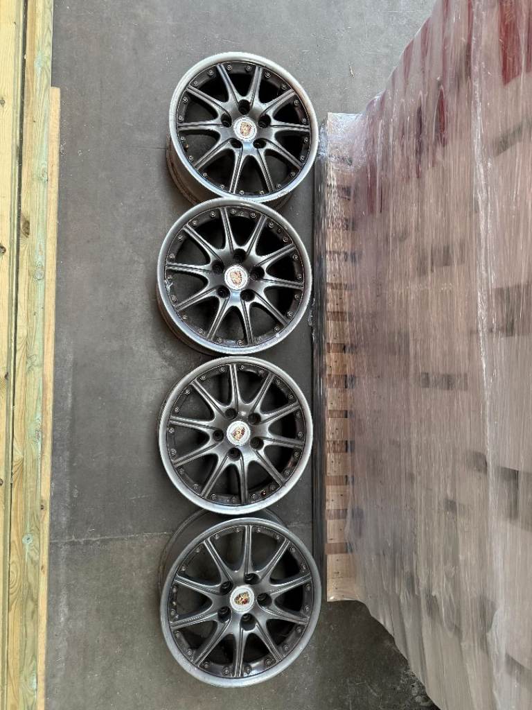 PORSCHE ALLOY SET 2X FRONT 2X BACK