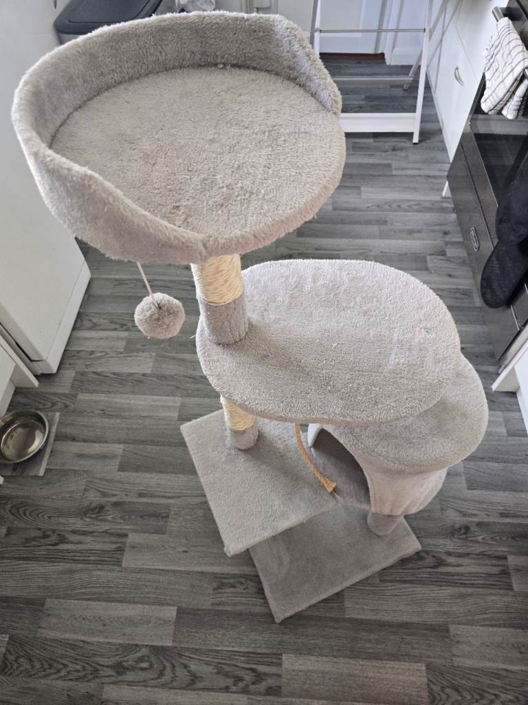 Cat Condo activity centre bed grey