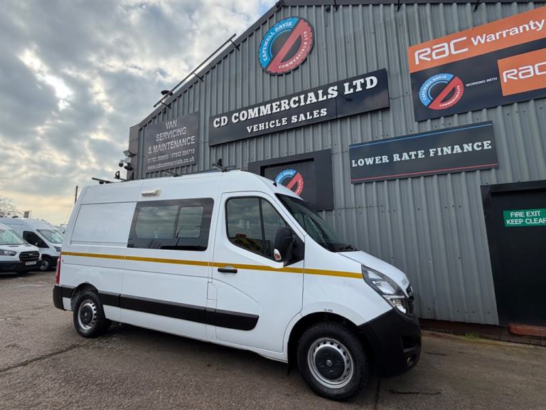2020 Vauxhall Movano 2.3CDTI L2 H2 MWB F3500 5 Seat Welfare Unit Mess Van AIR/CON Euro 6  PANEL V...