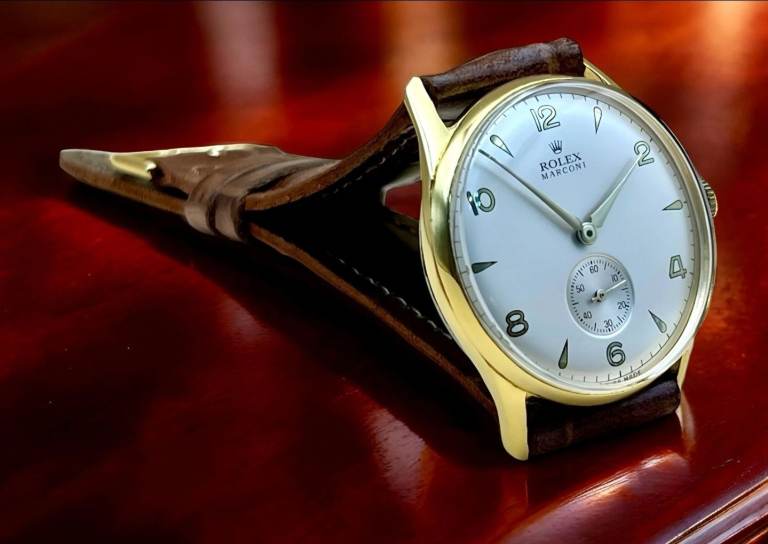 Vintage Rolex  "Marconi"  Early Rolex Era  1920s-1930s– Manual Wind – Sub Seconds
