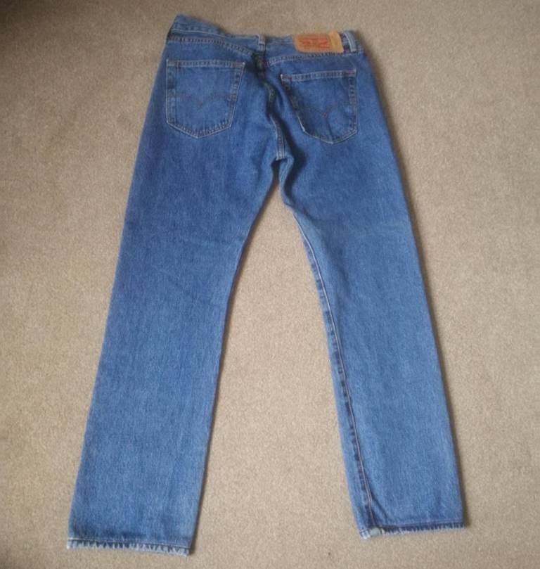 Men's Levi's Levi 501 Blue Jeans Straight Leg W30" L28"
