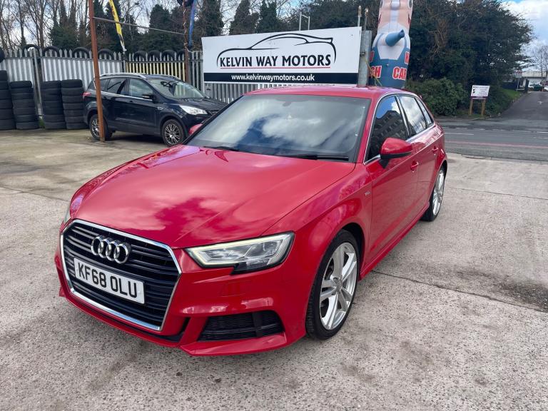 2019 Audi A3 1.0 TFSI 30 S line Sportback 5dr Petrol S Tronic Euro 6 (s/s) (116