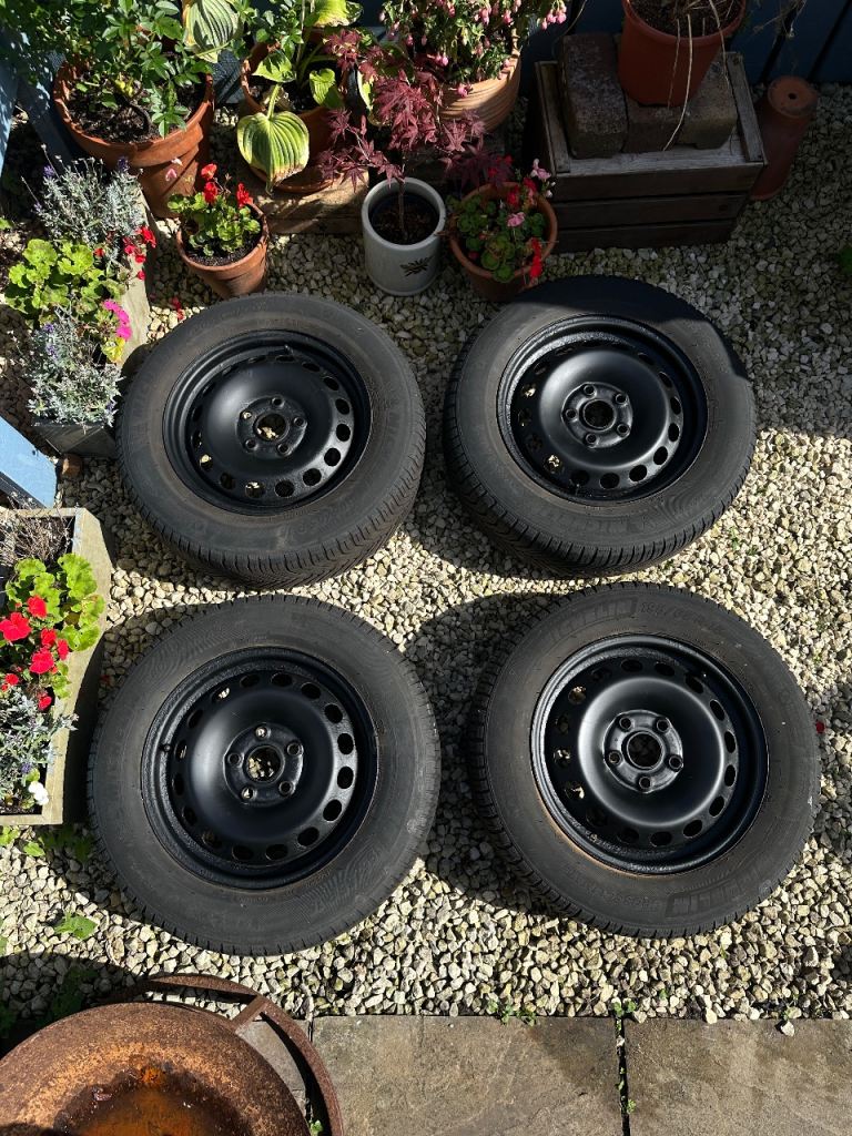 Steel wheels and winter tyres - for VW/Audi/Seat/Skoda