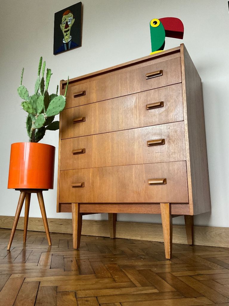 Sold Mid century teak danish drawers 
