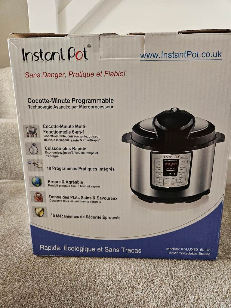 Instant Pot IP-LUX60 6L 6-in-1 multicooker-pressure cooker, new