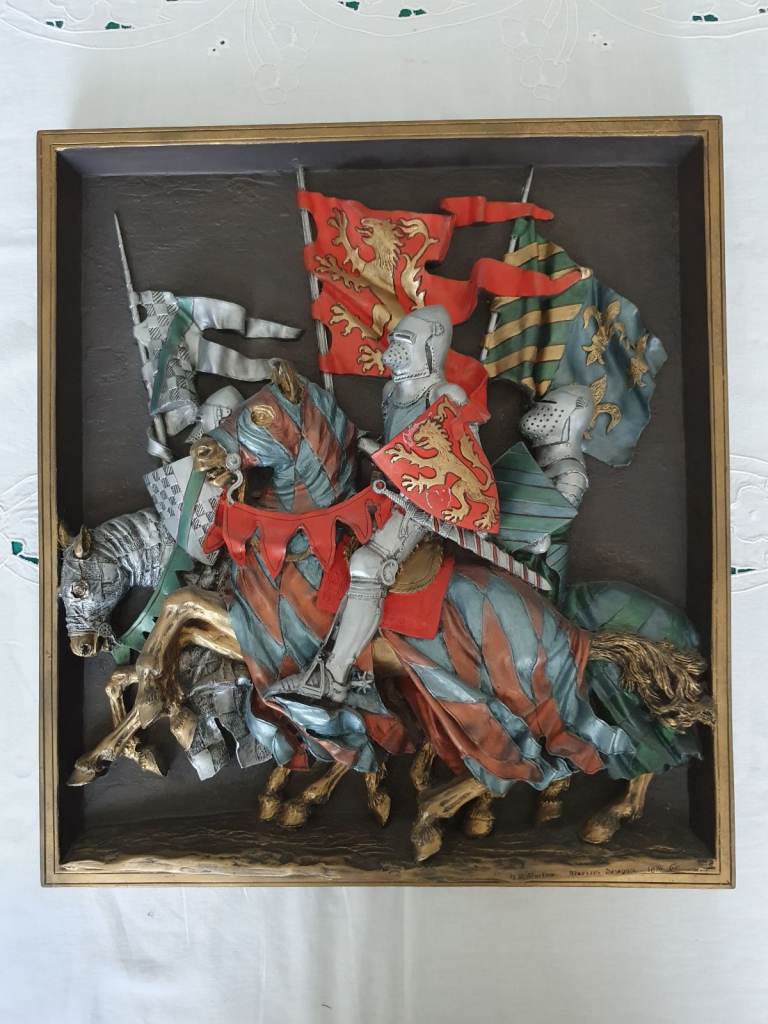 Marcus Designs ‘The Three Heralds’ 3D Wall Plaque - 1976 Design 16 / Series 6