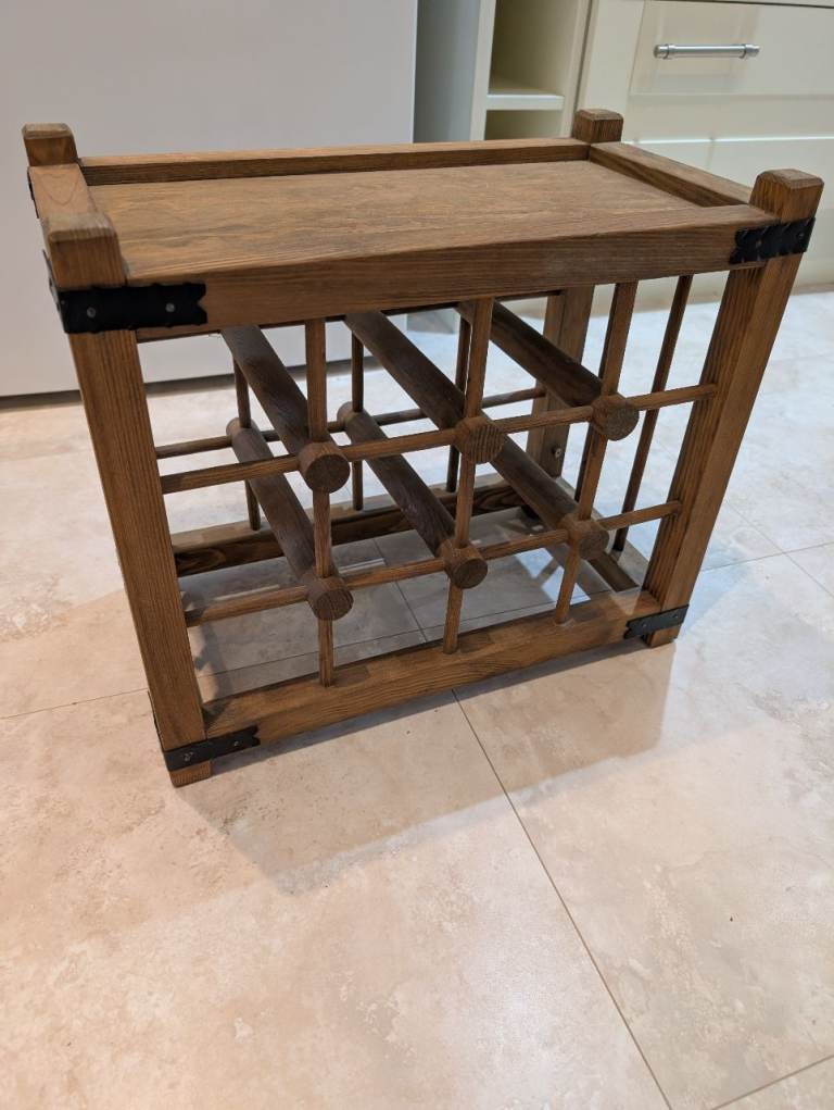Wooden Wine Rack 12 bottles