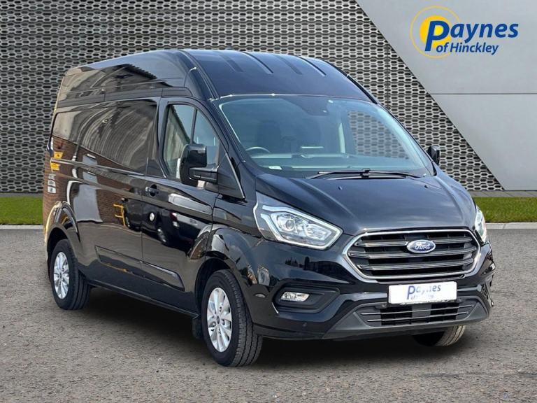 2023 Ford Transit Custom Limited L2 H1 LWB High Roof 170ps Manual in Black