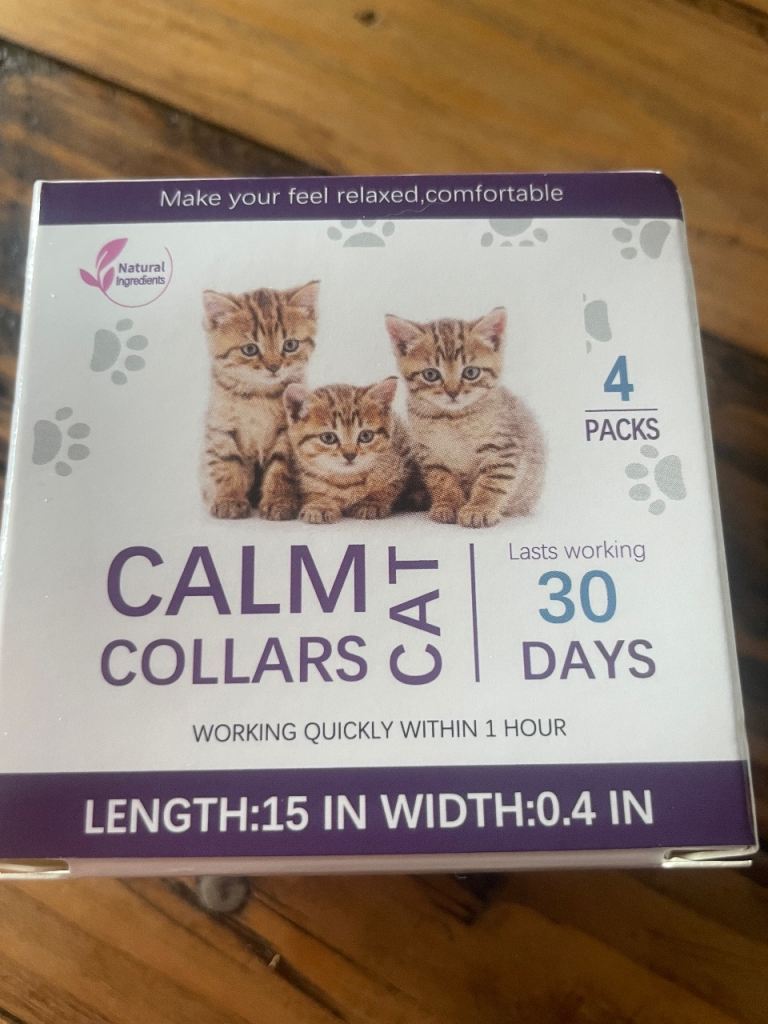NEW Quick Release Cat Calm Collars