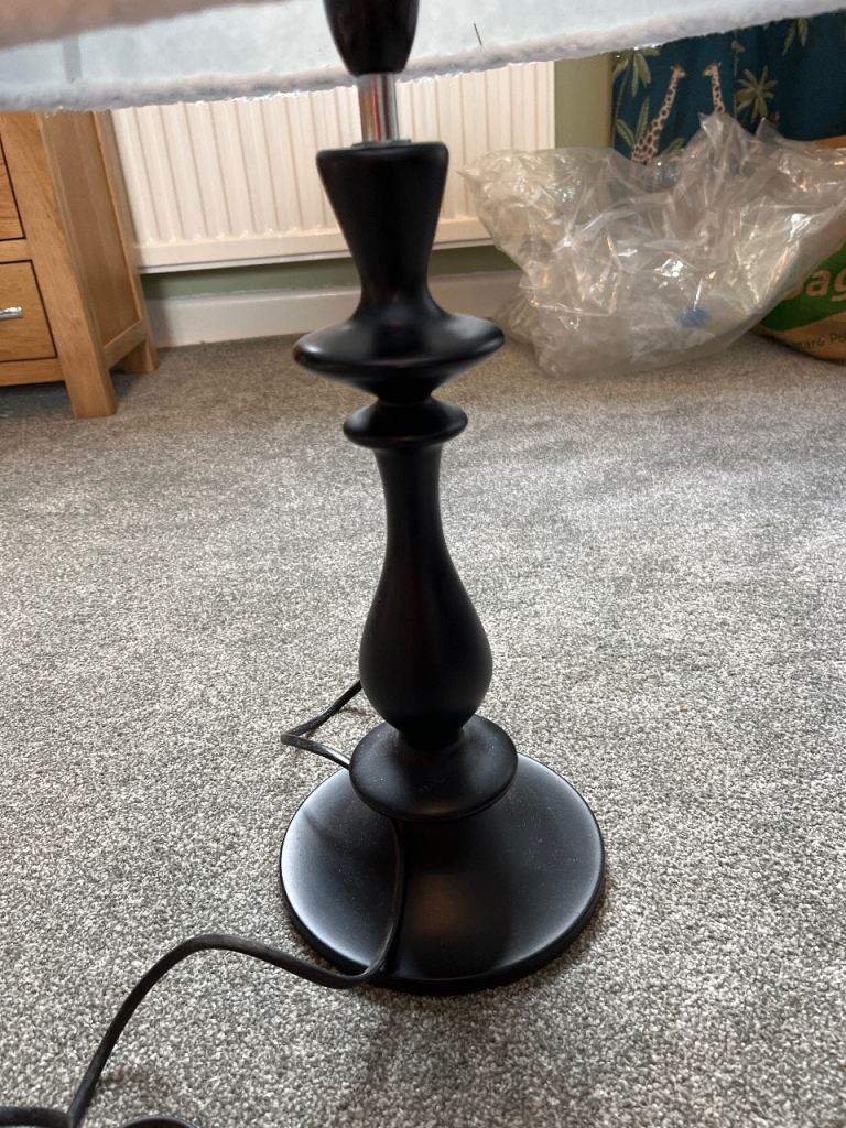 Black Table Lamp Base - Traditional Style