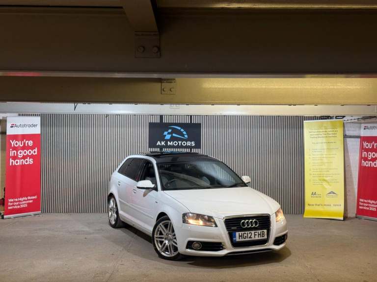 2012 Audi A3 2.0 TFSI Quattro S Line 5dr S Tronic HATCHBACK PETROL Automatic