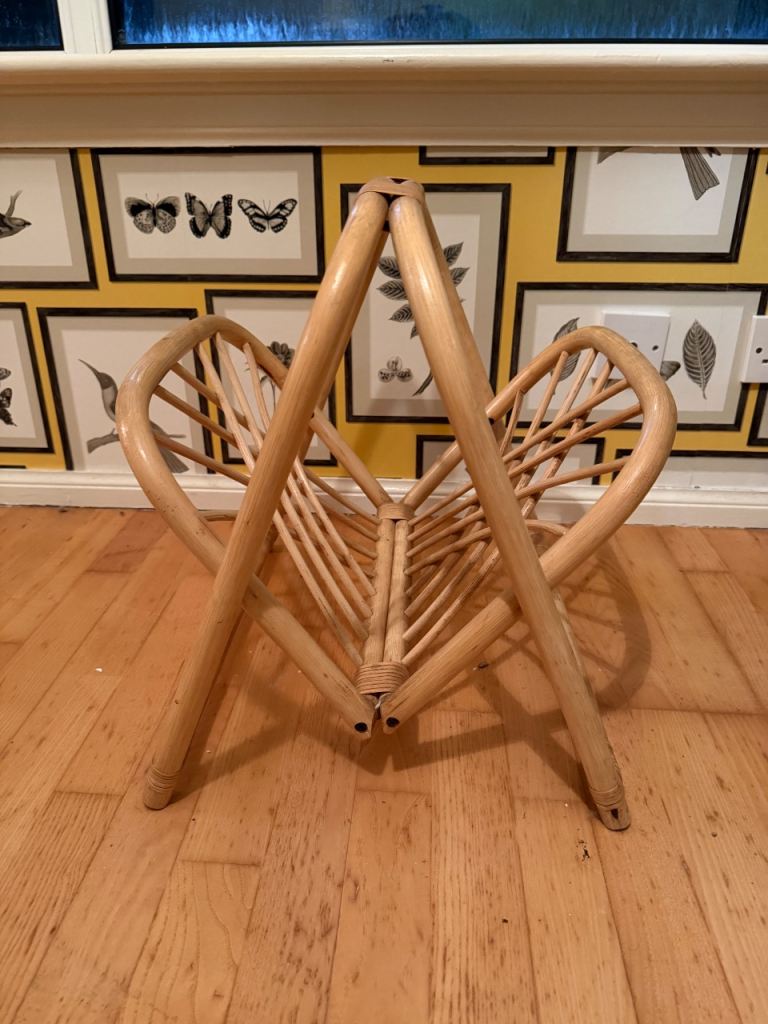 Bamboo Magazine Rack