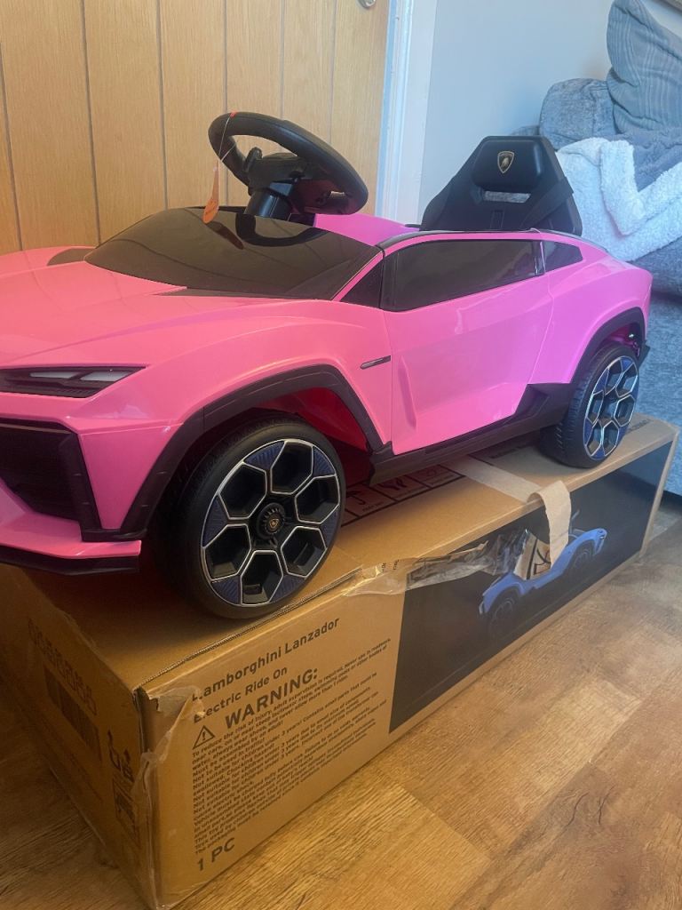 AIYAPLAY Lamborghini Landador Children Ride On Car Remote Controlled with Music