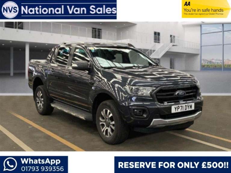 2021 Ford Ranger 2.0 EcoBlue Wildtrak Auto 4WD Euro 6 (s/s) 4dr PICK UP Diesel Automatic