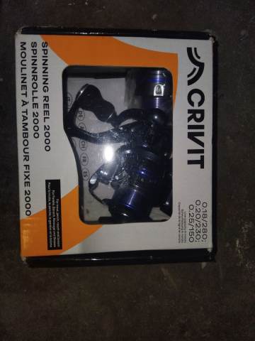 crivit fishing reels Spinn Drag One Way Clutch 2000 Reel Sports & Outdoors CRIVIT Spinning Reel 2000 and