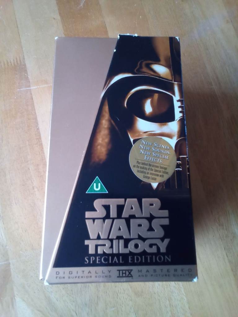 Star wars trilogy special edition vhs boxed sets