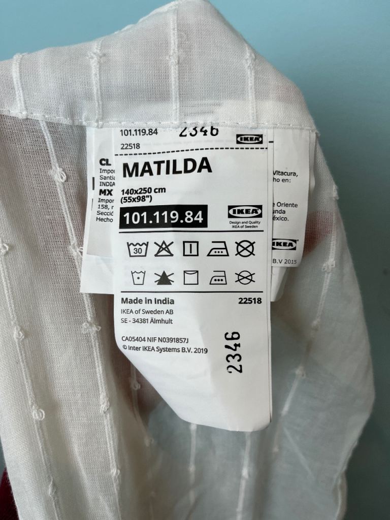 IKEA Matilda sheer curtains 