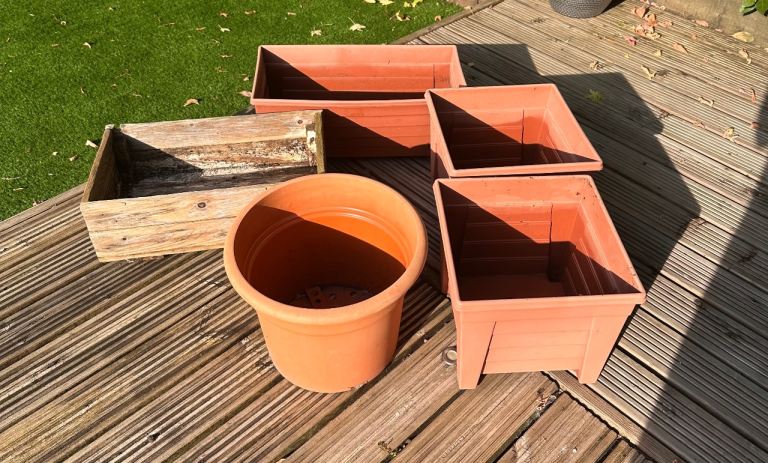 5 Large Garden Planters