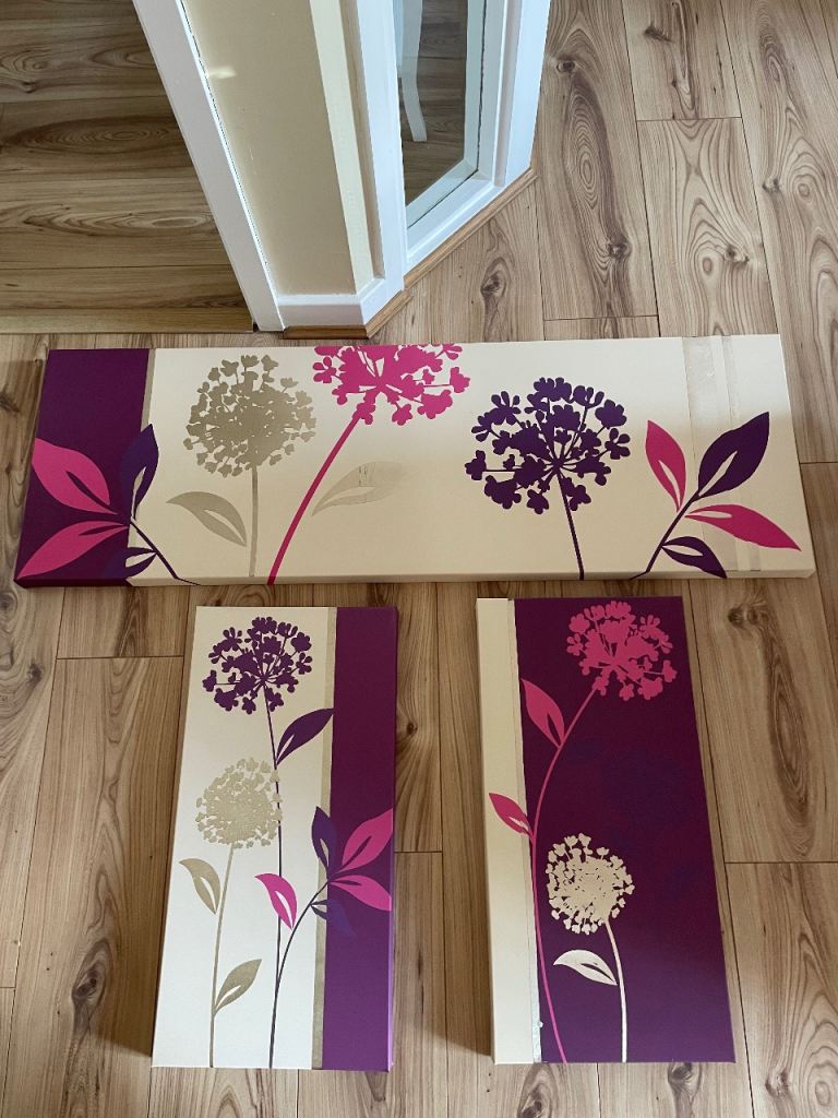 3 Canvas Pictures from Next