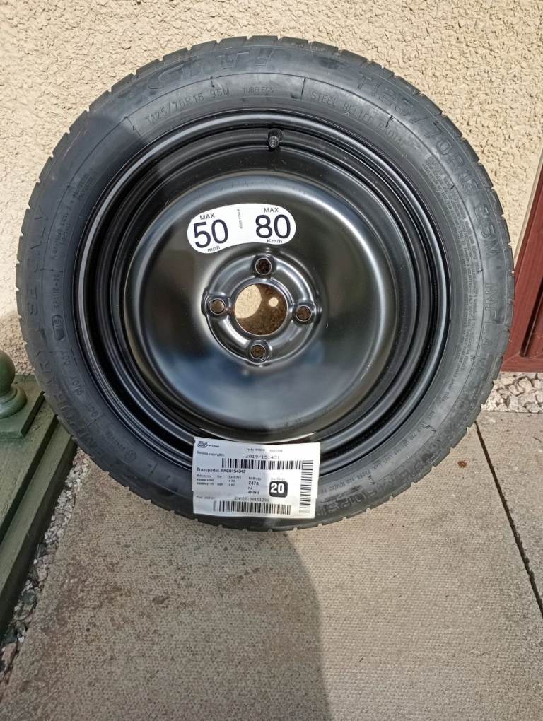 Space saver wheel for Renault Captur