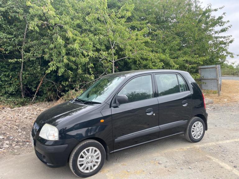 HYUNDAI AMICA 1.1 GSI 07 REG BLACK 5 DOOR GENUINE 29596 MOT JUNE 18TH 2027 TAX £170 YEAR  50+MPG