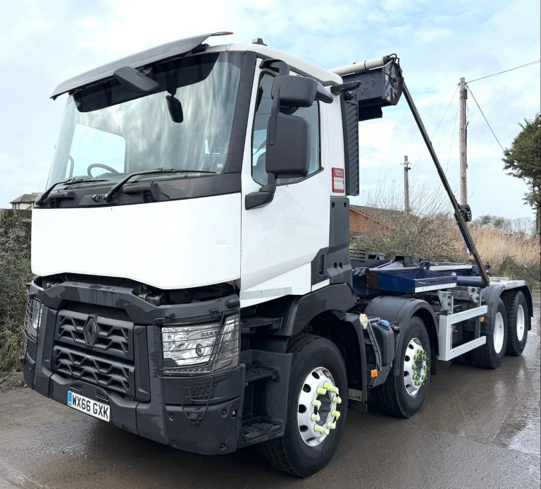 2017 RENAULT VOLVO C430 BOUGHTON HOOKLOADER HOOKLIFT SKIP AIR-CON 32TON EURO-6