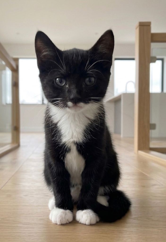 Last One: 10-Week-Old Tuxedo Kittens – Collect Today