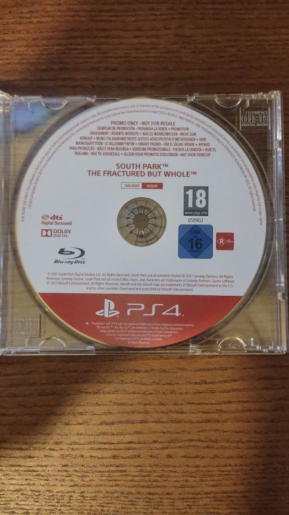 PS4 South Park: The Fractured But Whole Game – Good Condition