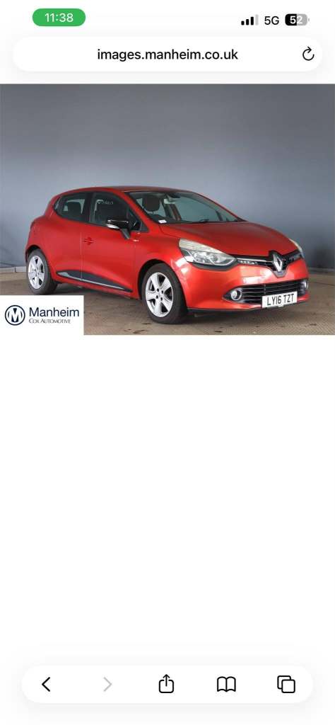 2016 Renault Clio 1.5 dCi 90 Dynamique Nav 5dr Auto HATCHBACK Diesel Automatic
