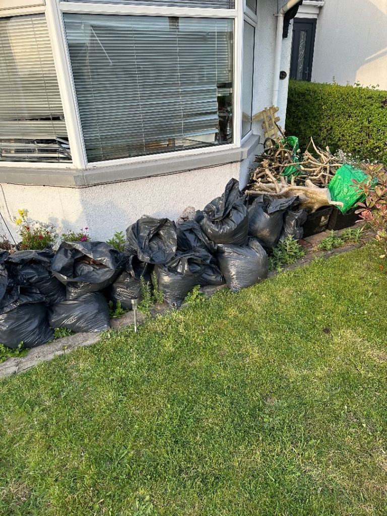 Large Quantity of Garden Soil in Black Sacks