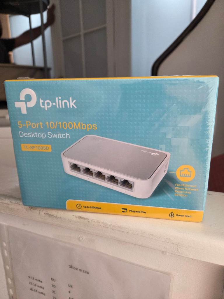 TP-Link 5-Port 10/100Mbps Desktop Switch – Brand New