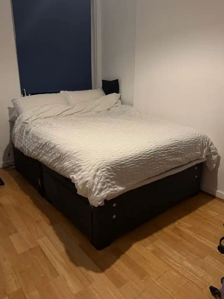 Double Bed frame with 4 drawers for storage NO Mattress