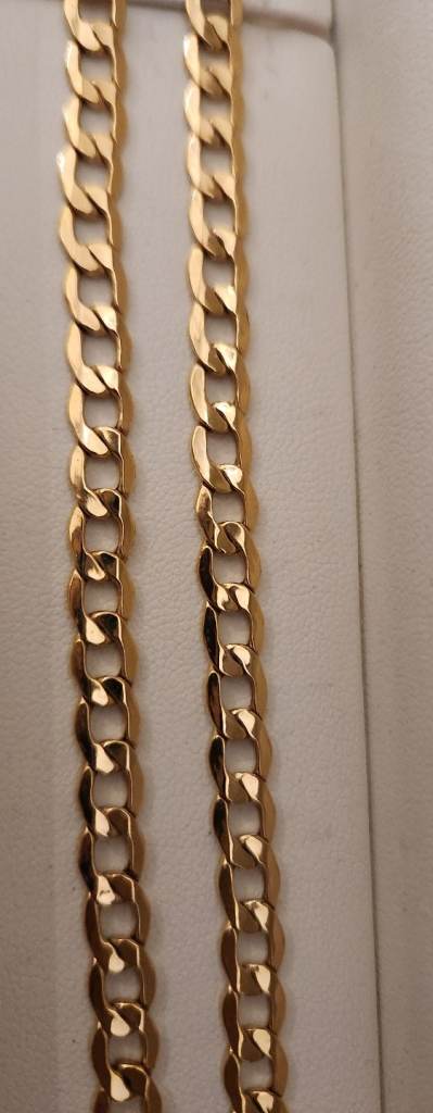 9ct gold curb chain