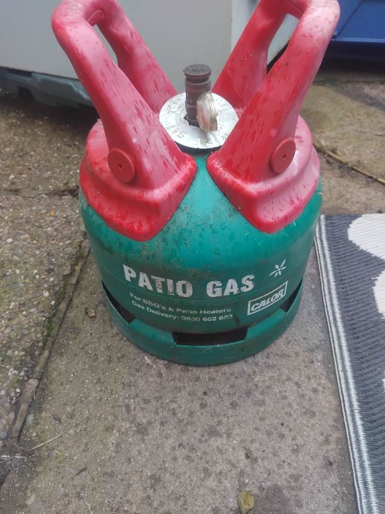 Empty patio gas bottle 5kg £10
