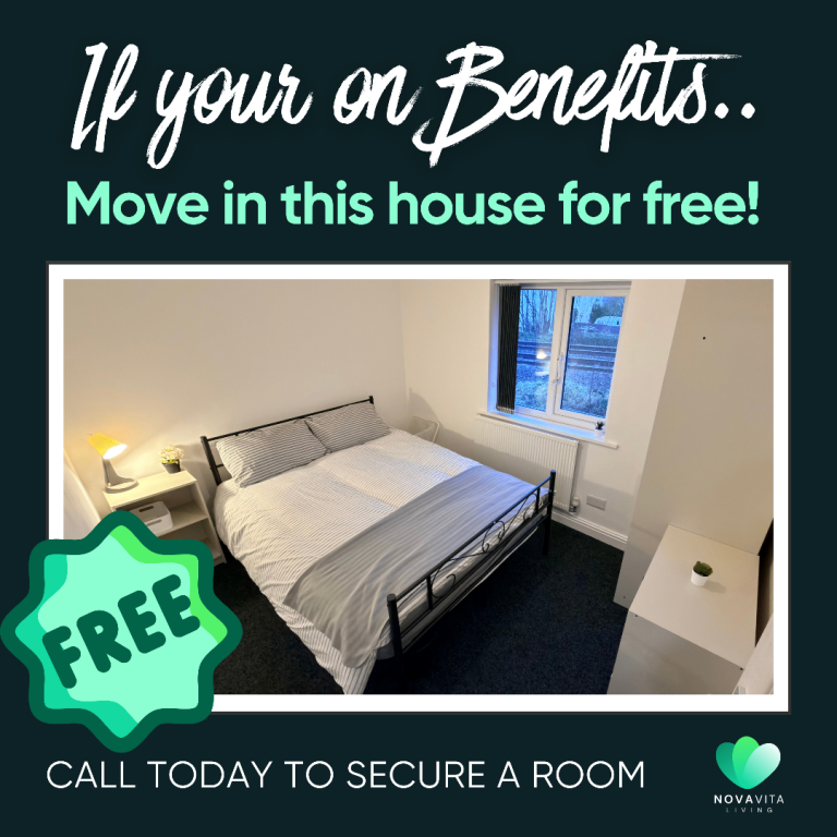 Premium Shared Accommodation Supported Living for Homeless, Benefits, Emergency DSS Ref 052